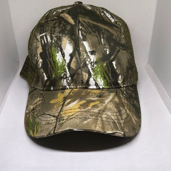 Camo Mesh Back Baseball Cap – Adjustable Fit - Picture 1 of 4